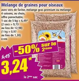 Norma LITTLE FRIENDS Mélange de graines pour oiseaux offre