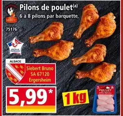 Norma BRUNO SIEBERT Pilons de poulet offre