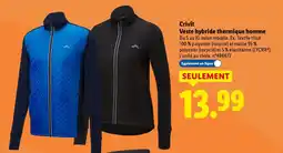 Lidl Crivit veste hybride thermique homme offre