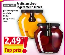 Norma Fruits au sirop légèrement sucrés offre