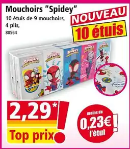 Norma SPIDEY Mouchoirs offre