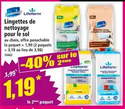 Norma SAUBERMAX Lingettes sol citron vert basilic offre