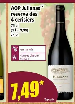 Norma JULIENAS AOP réserve des 4 cerisiers offre
