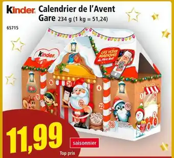 Norma KINDER Calendrier de l’Avent Gare offre
