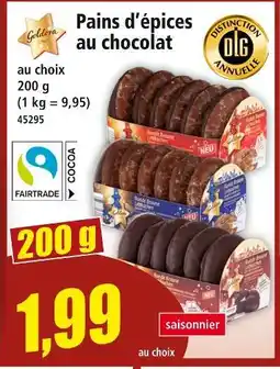 Norma Goldora Pains d'épices au chocolat offre