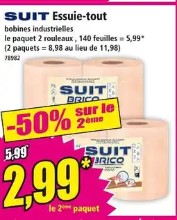 Norma SUIT Essuie-tout bobines industrielles offre