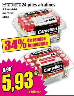 Norma CAMELION 24 piles alcalines AA offre