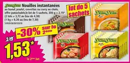 Norma Yum Yum Nouilles instantanées au boeuf offre