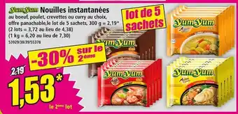 Norma Yum Yum Nouilles instantanées au boeuf offre