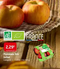 Colruyt JULIET Pommes bio offre