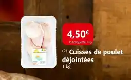 Colruyt Cuisses de poulet déjointées offre