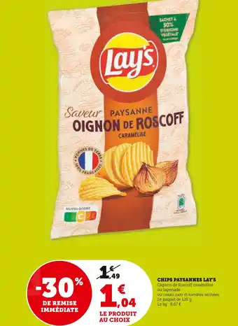 U Express LAY'S Chips paysannes offre