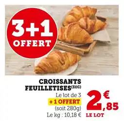 U Express Croissants feuilletises offre