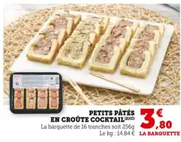 U Express Petits Pâtés en Croûte Cocktail offre