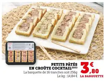U Express Petits Pâtés en Croûte Cocktail offre