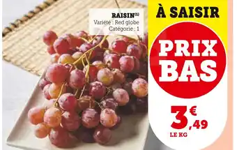 U Express Raisin offre