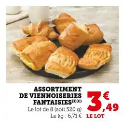 U Express Assortiment de viennoiseries fantaisies offre
