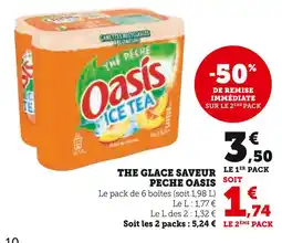 U Express Oasis The Glace Saveur Peche offre