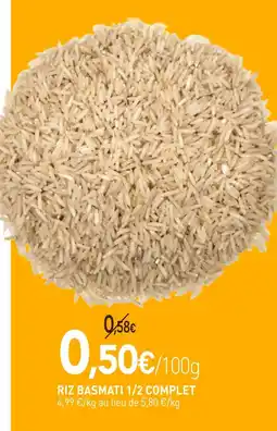 naturéO Riz Basmati 1/2 Complet offre