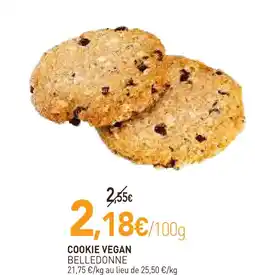 naturéO BELLEDONNE Cookie Vegan offre