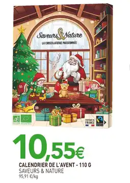 naturéO SAVEURS & NATURE Calendrier de l'Avent offre