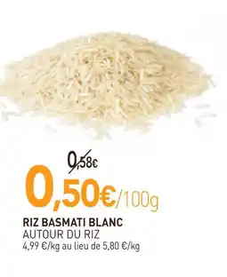 naturéO AUTOUR DU RIZ Riz Basmati Blanc offre