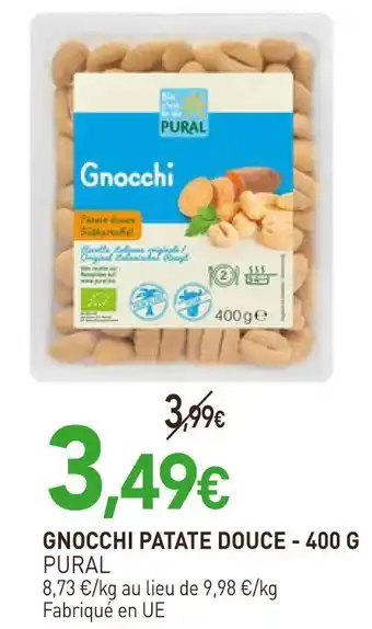 naturéO PURAL Gnocchi Patate Douce offre