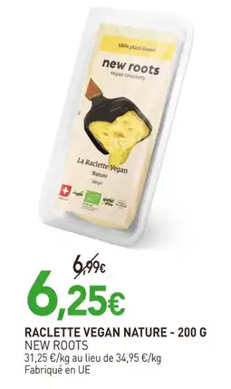 naturéO NEW ROOTS Raclette vegan nature - 200 g offre