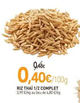 naturéO Riz Thaï 1/2 Complet offre