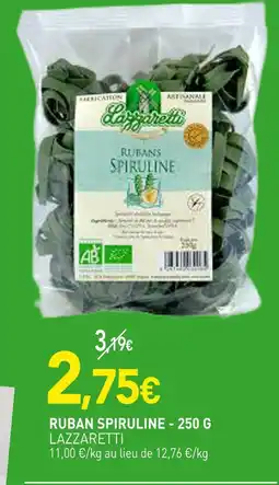 naturéO Lazzaretti Ruban Spiruline offre