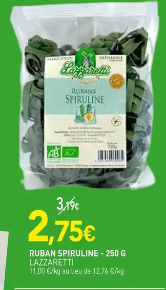 naturéO Lazzaretti Ruban Spiruline offre