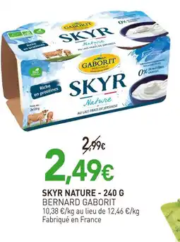 naturéO BERNARD GABORIT SKYR NATURE - 240 G offre