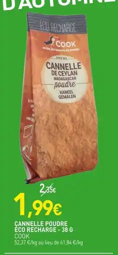 naturéO COOK Cannelle poudre éco recharge - 38 g offre