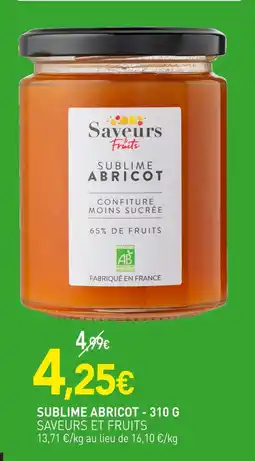 naturéO SAVEURS ET FRUITS Sublime Abricot offre