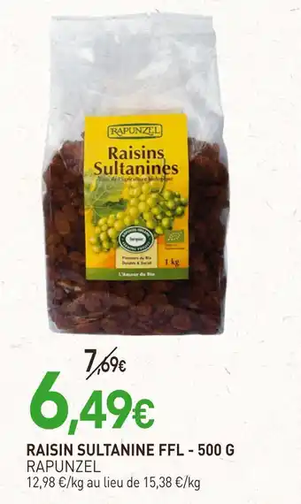 naturéO RAPUNZEL Raisin sultanine ffl - 500 g offre
