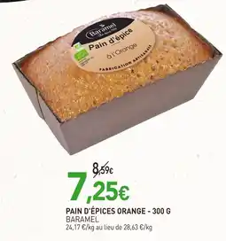 naturéO Baramel Pain d'épices Orange offre