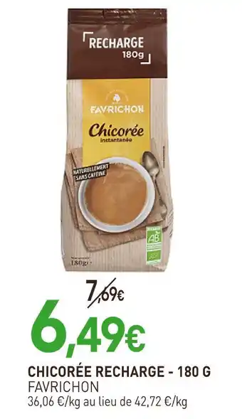 naturéO FAVRICHON Chicorée recharge - 180 g offre