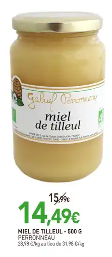 naturéO PERRONNEAU Miel de tilleul - 500 g offre