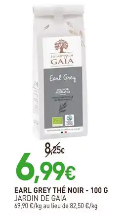 naturéO JARDIN DE GAIA Earl grey thé noir - 100 g offre