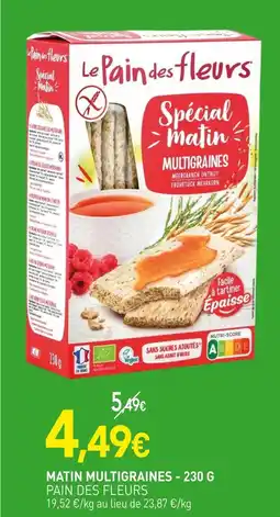 naturéO Pain des Fleurs Matin Multigraines offre