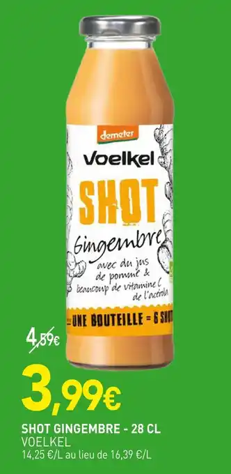 naturéO VOELKEL Shot gingembre - 28 cl offre