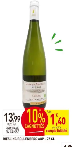 naturéO Riesling Bollenberg Tradition offre