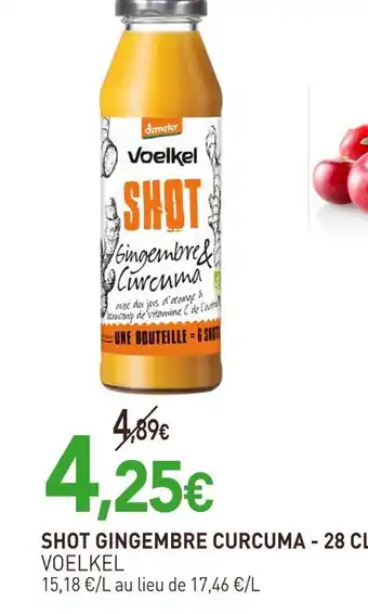 naturéO Voelkel Shot Gingembre Curcuma offre