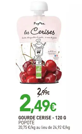 naturéO POPOTE Gourde Cerise offre