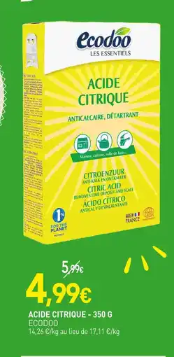 naturéO ECODOO Acide citrique - 350 g offre