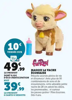 Hyper U Maggie la vache écossaise offre