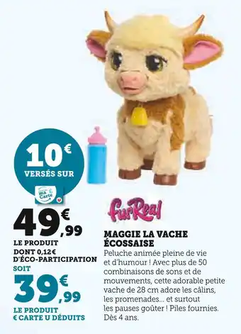 Hyper U Maggie la vache écossaise offre