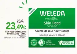 naturéO Weleda Skin Food Crème Jour Nourrissante offre