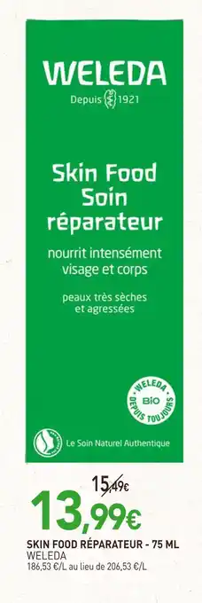 naturéO Weleda Skin Food Réparateur offre