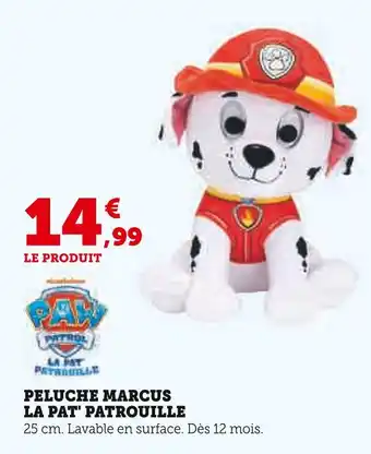 Hyper U Peluche Marcus offre